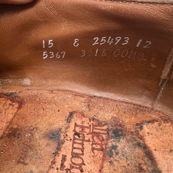 Allen Edmonds Sanford Men`s Size 15 E Leather  Brown Cap Toe Brown Oxford Shoes main image 6
